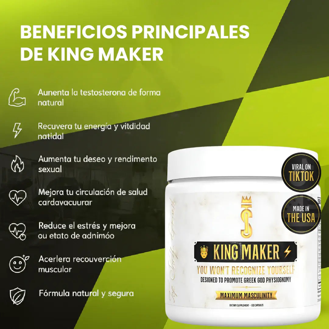 King Maker® Tu potencia masculina e intimidad activa 🔥