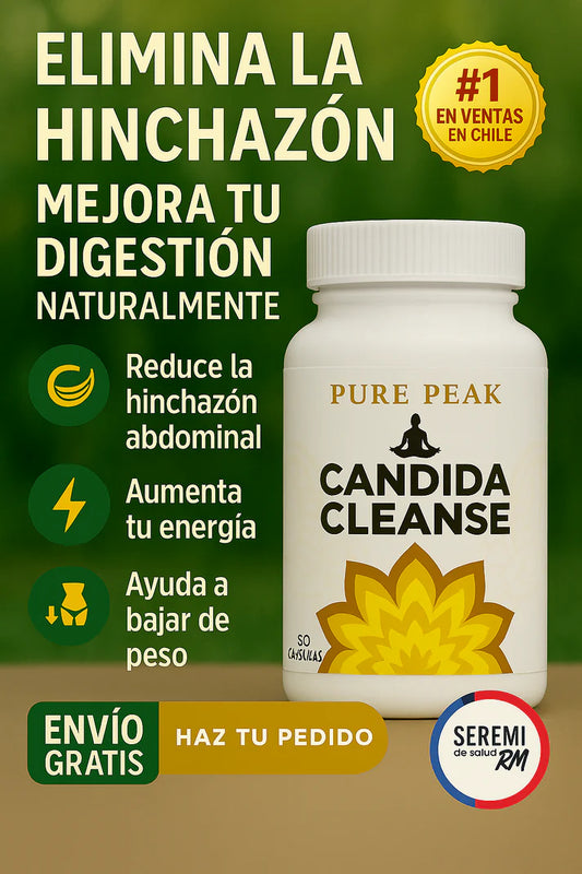 CÁNDIDA CLEANSE ORIGINAL 🍄 - Detox natural para reducir hinchazón y mejorar tu digestión