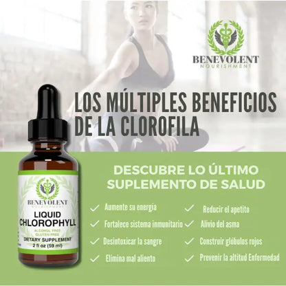 Benevolent™ Clorofila Liquida - Solución en Gotas