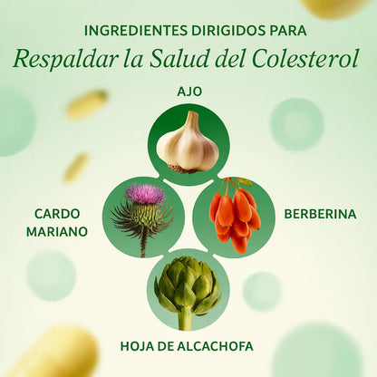 SNAP Cholesterol Health ayuda a reducir el cortisol, lo que a su vez mejora naturalmente los niveles de colesterol.