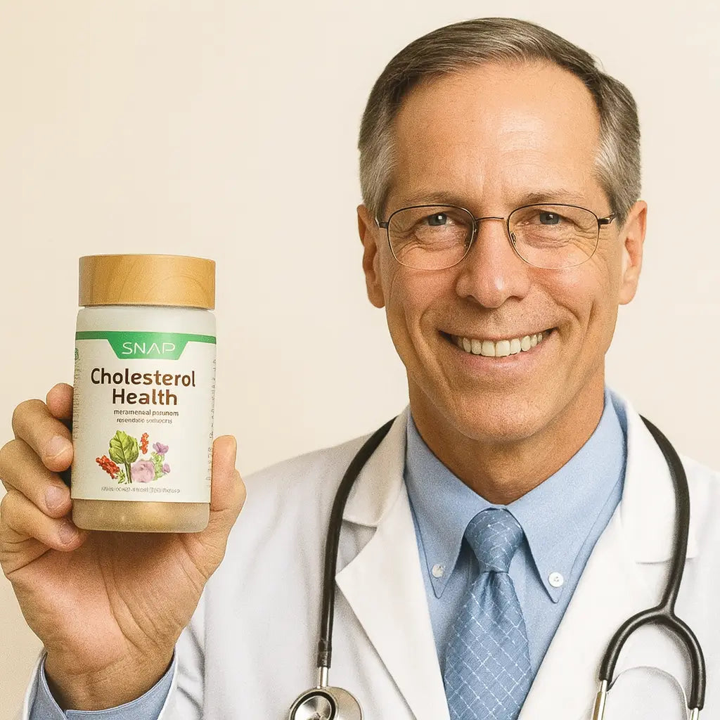 SNAP Cholesterol Health ayuda a reducir el cortisol, lo que a su vez mejora naturalmente los niveles de colesterol.