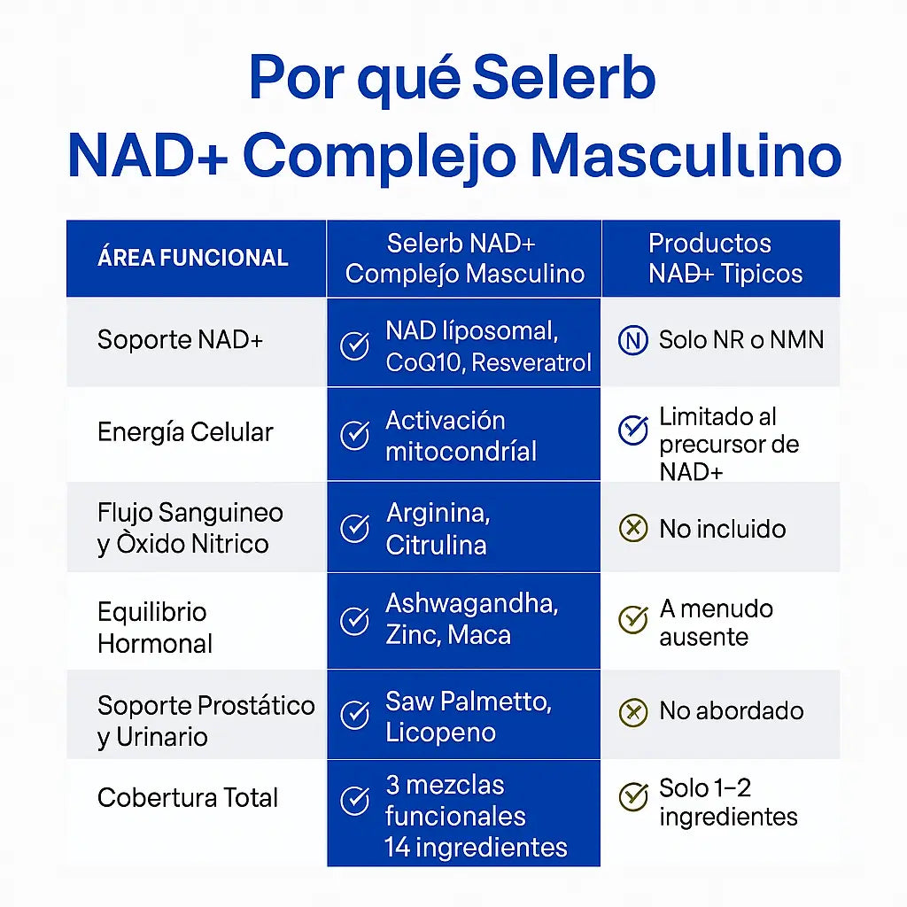Liposomal NAD+ para hombre